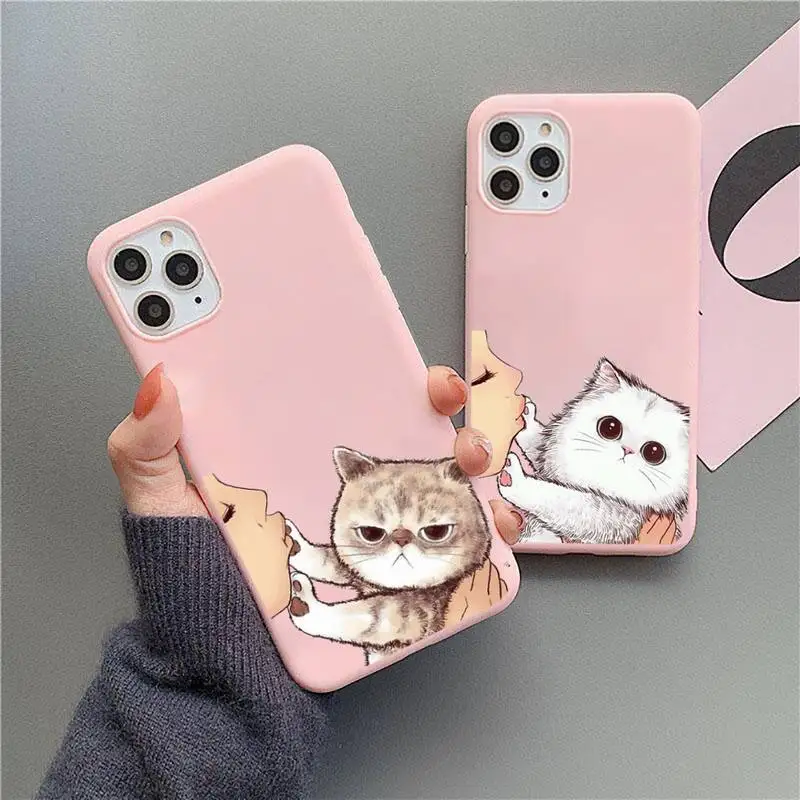 No Kisses cute Cat animal Phone Case Candy Color for iPhone 6 7 8 11 12 s mini pro X XS XR MAX Plus
No Kisses cute Cat animal Phone Case Candy Color for iPhone 6 7 8 11 12 s mini pro X XS XR MAX Plus