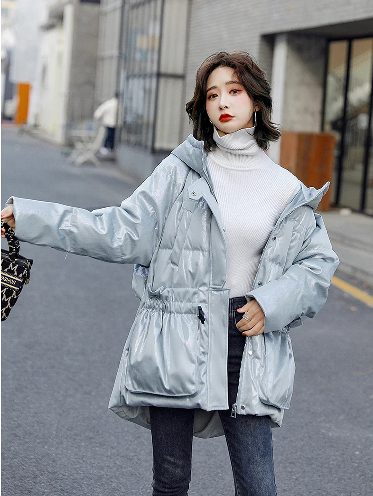 Winter Jacket Women Hooded Warm Loose Cotton Jackets Bright Snow Clothes Coat Female's Ukraine Parka Large Size Women's Clothes
Winter Jacket Women Hooded Warm Loose Cotton Jackets Bright Snow Clothes Coat Female's Ukraine Parka Large Size Women's Clothes