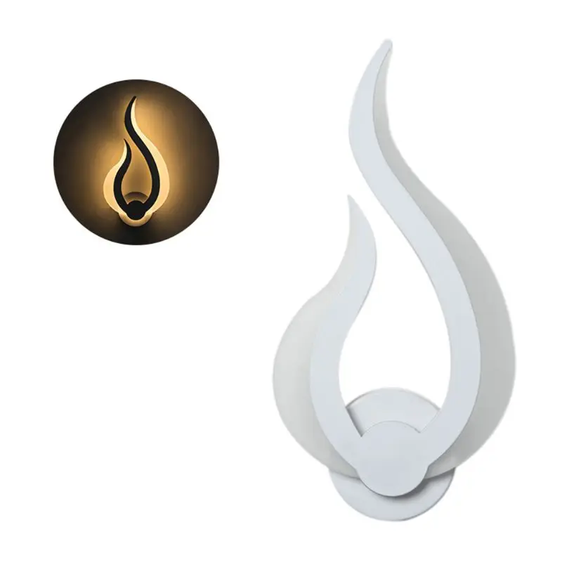 LED Light Modern Wall Lamp Acrylic Sconce 10W AC90-260V Flame Shape Indoor Bathroom Bedroom Living Room Hallway Art
LED Light Modern Wall Lamp Acrylic Sconce 10W AC90-260V Flame Shape Indoor Bathroom Bedroom Living Room Hallway Art