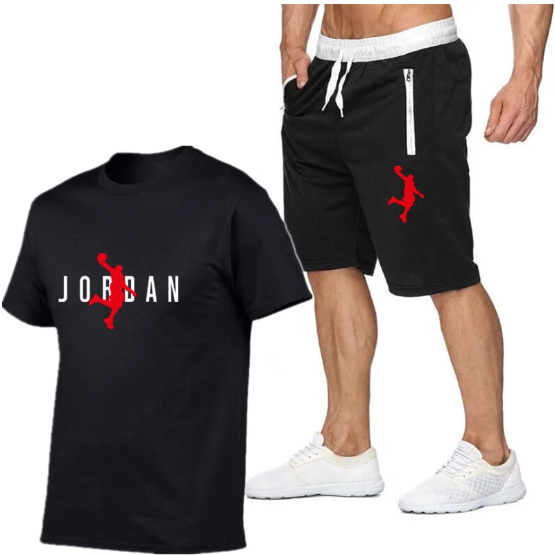2021 summer new men's cotton t-shirt jordan-23 summer casual pants high quality cotton t-shirt sports running set
2021 summer new men's cotton t-shirt jordan-23 summer casual pants high quality cotton t-shirt sports running set