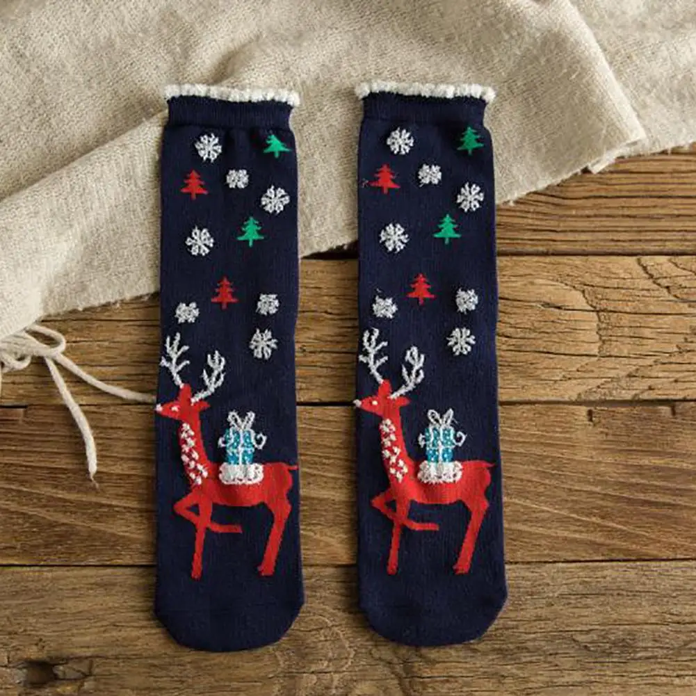 Women Cotton Socks Elk Cute Knee High Winter Soft Warm Stockings Christmas Gift Close Knitting and Meticulous Weaving
Women Cotton Socks Elk Cute Knee High Winter Soft Warm Stockings Christmas Gift Close Knitting and Meticulous Weaving