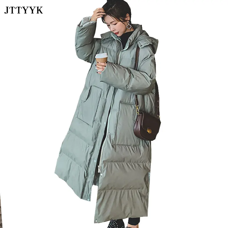 New Down Jacket Female 2021Winter Snow Clothing Overcoat Women Fashion Thick Warm X-Long Cotton Padded Coat Women Hooded Parkas
New Down Jacket Female 2021Winter Snow Clothing Overcoat Women Fashion Thick Warm X-Long Cotton Padded Coat Women Hooded Parkas