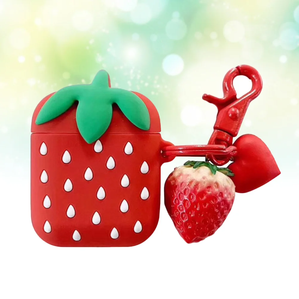 Adorable Strawberry Earphone Case Creative Earbuds Cover Earphone Protecter Compatible for Airpods
Adorable Strawberry Earphone Case Creative Earbuds Cover Earphone Protecter Compatible for Airpods