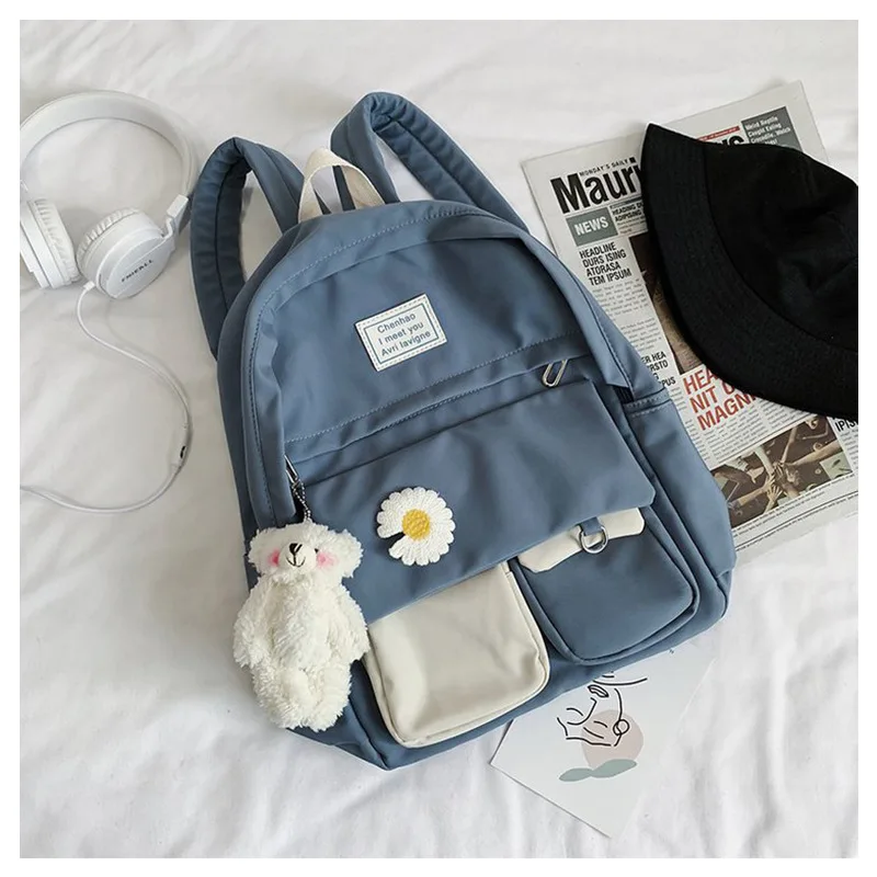 College Book Lady Badge Backpack Kawaii Fashion Girl School Bag Trendy Women Cute Backpack Nylon Female Harajuku Bag Student New
College Book Lady Badge Backpack Kawaii Fashion Girl School Bag Trendy Women Cute Backpack Nylon Female Harajuku Bag Student New