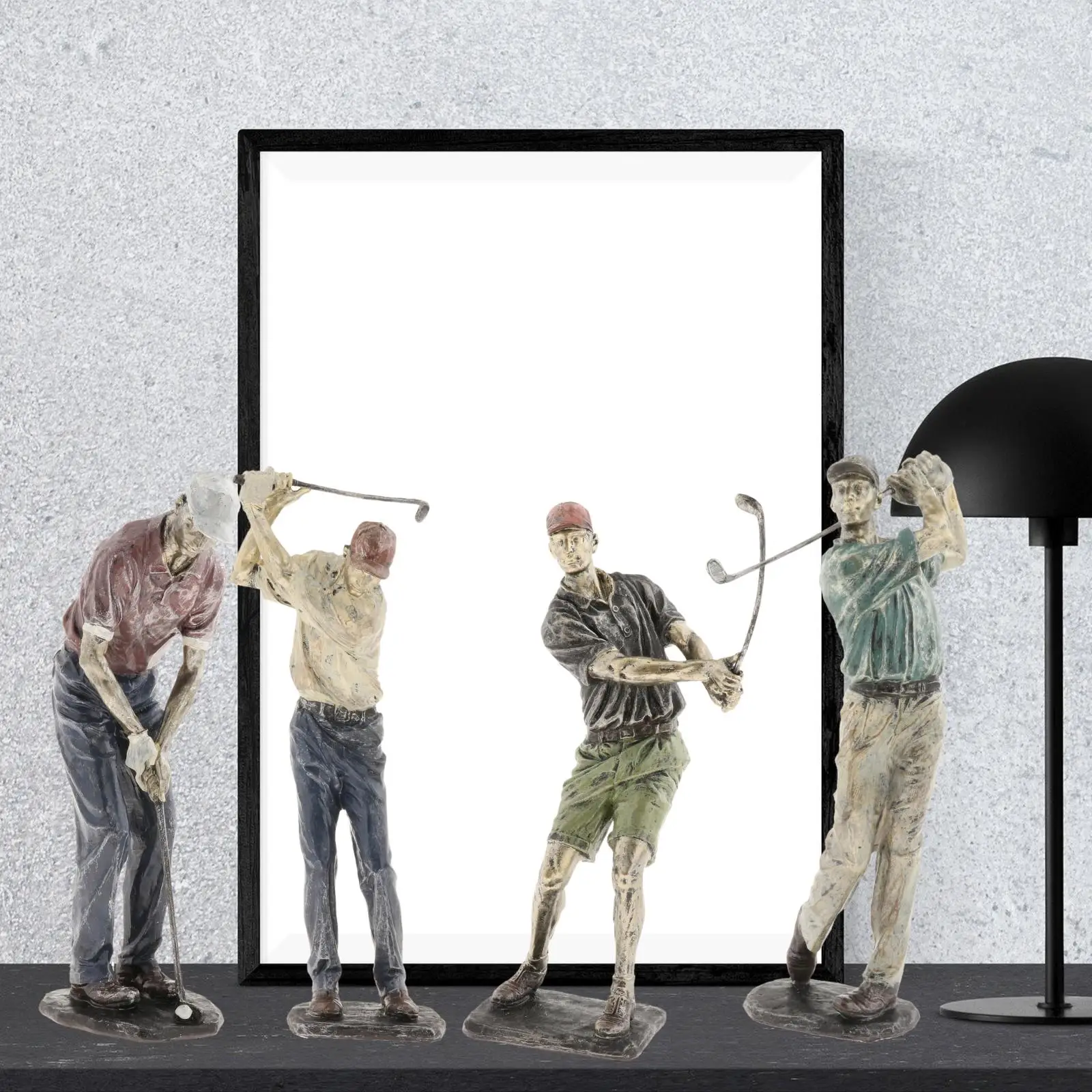 Modern Resin Man Golfer Statue Arts Sculpture Swinging A Golf Artwork Home Office Shelf Wine Cabinet Bookcase Decor Gift
Modern Resin Man Golfer Statue Arts Sculpture Swinging A Golf Artwork Home Office Shelf Wine Cabinet Bookcase Decor Gift