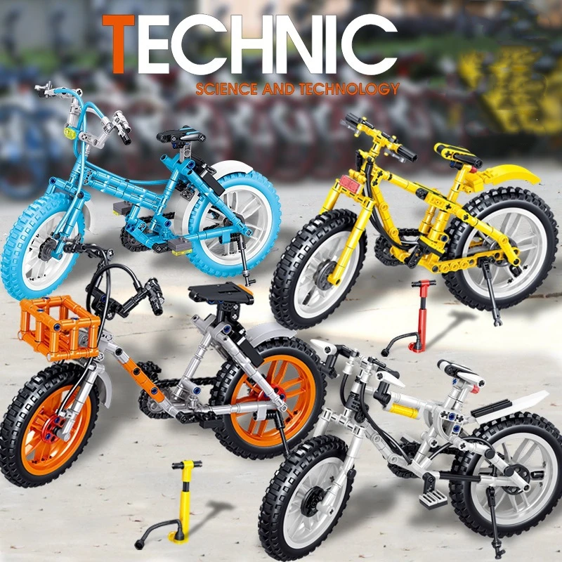 Bicycle Creator Mountain Road Bike With Inflator Model Building Blocks Educational Assembly Collection Toys For Friend
Bicycle Creator Mountain Road Bike With Inflator Model Building Blocks Educational Assembly Collection Toys For Friend