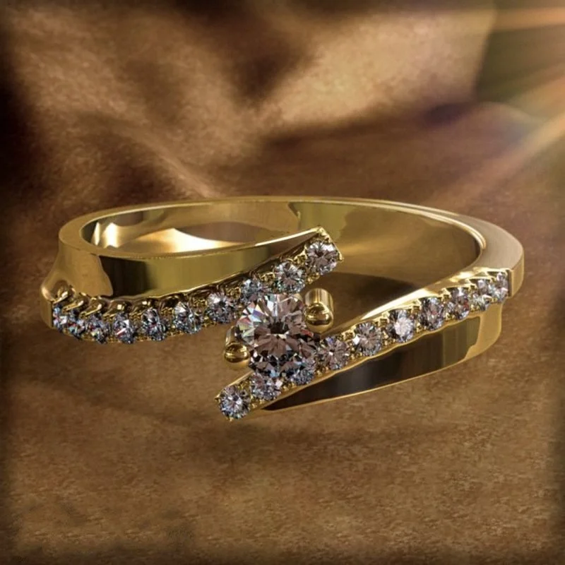 Classic 3 Colors Crossed Shiny Rhinestone Zircon Ring for Women Party Wedding Engagement Jewelry Size 6-10
Classic 3 Colors Crossed Shiny Rhinestone Zircon Ring for Women Party Wedding Engagement Jewelry Size 6-10