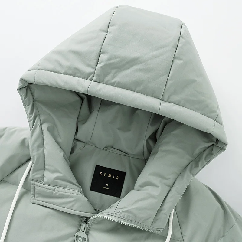 SEMIR Down jacket women 2020 winter new Korean loose hooded raglan sleeves bread clothes windproof warm down coat woman
SEMIR Down jacket women 2020 winter new Korean loose hooded raglan sleeves bread clothes windproof warm down coat woman