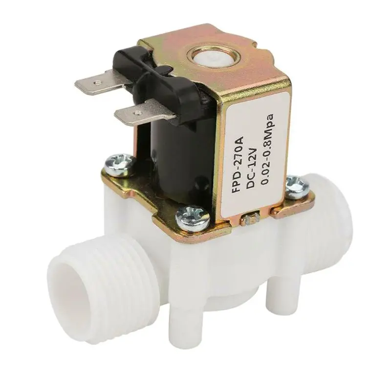 DC 12V 4" Plastic Electric Solenoid Valve Magnetic Water Air Normally Closed Pipe Fittings Multipurpose Home Improvement
DC 12V 4" Plastic Electric Solenoid Valve Magnetic Water Air Normally Closed Pipe Fittings Multipurpose Home Improvement
