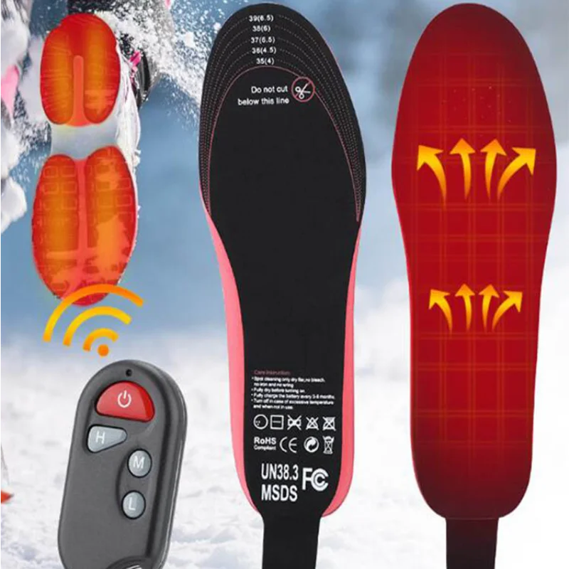 Smart Remote Control Electric Heating Insole Can Be Cut 2100MA USB Charging Warmer Sports Insole Hunting Fishing Hiking Camping
Smart Remote Control Electric Heating Insole Can Be Cut 2100MA USB Charging Warmer Sports Insole Hunting Fishing Hiking Camping