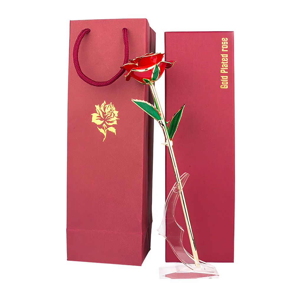 24k Gold-Plated Rose Flower Painted Flower Real Rose Handmade Craft Valentine'S Day Mother'S Day Gift Eternal Flower Rose Gift
24k Gold-Plated Rose Flower Painted Flower Real Rose Handmade Craft Valentine'S Day Mother'S Day Gift Eternal Flower Rose Gift