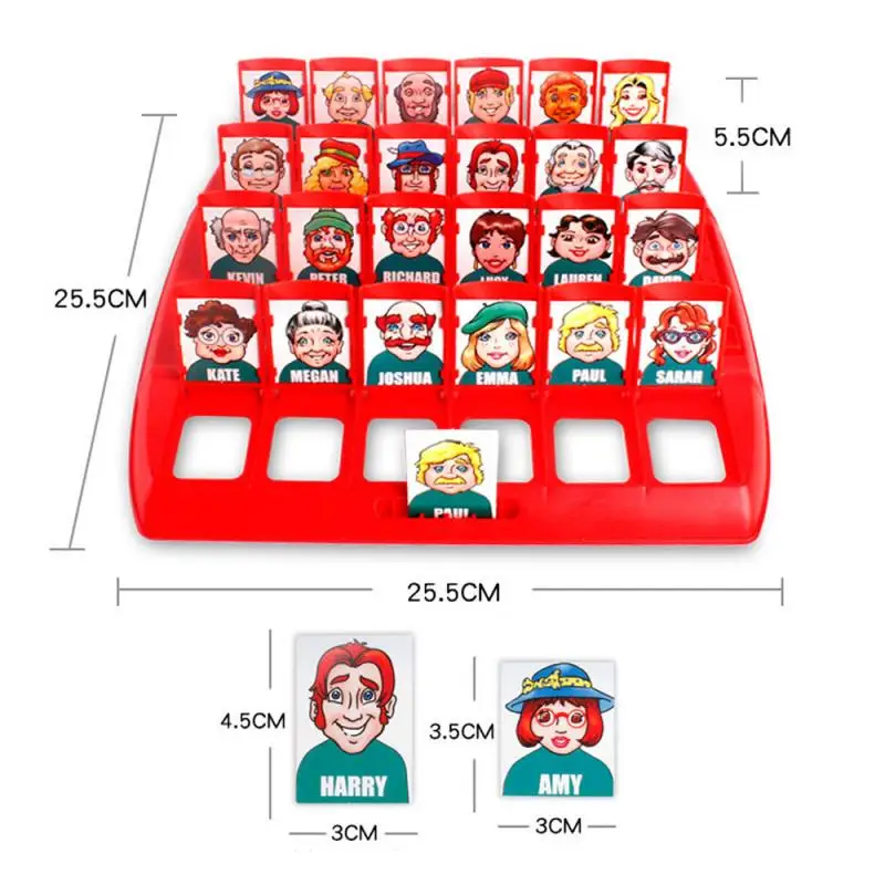 Family Guessing Games Who Is it Classic Board Game Toys Memory Training Parent Child Leisure Time Party Indoor Games Props Xmas
Family Guessing Games Who Is it Classic Board Game Toys Memory Training Parent Child Leisure Time Party Indoor Games Props Xmas