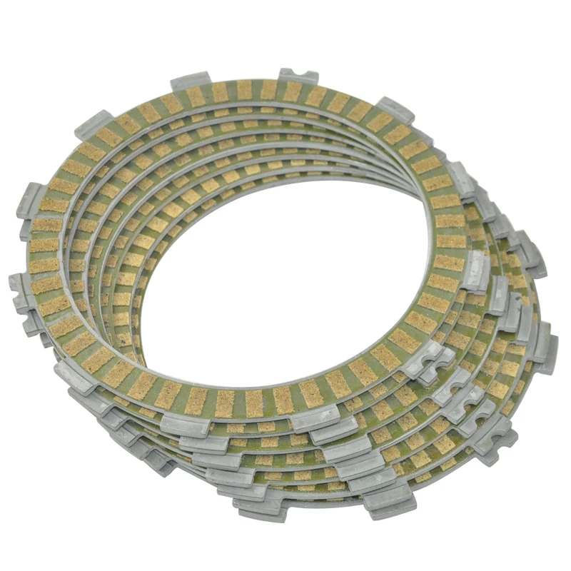 7PC Motorcycle Clutch Friction Plates For Honda NX650 VF700F XR500R XL600R CR250R CR480R CR500R 83-89 XR600R 85-00 CRF450L 18-20
7PC Motorcycle Clutch Friction Plates For Honda NX650 VF700F XR500R XL600R CR250R CR480R CR500R 83-89 XR600R 85-00 CRF450L 18-20