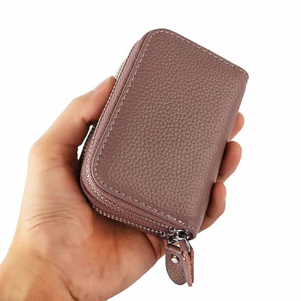 Womens Wallets Purses Multifunctional Female Design Women's Genuine Leather RFID Secure Zipper Credit Card Holder
Womens Wallets Purses Multifunctional Female Design Women's Genuine Leather RFID Secure Zipper Credit Card Holder