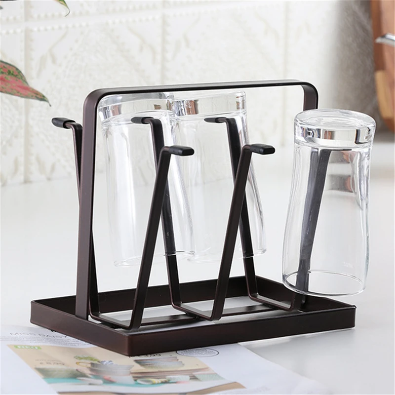 Creative Iron Drain Cup Holder Glass Water Cups Display Drain Cup Dolder Home Living Room Kitchen Multifunctional Rack
Creative Iron Drain Cup Holder Glass Water Cups Display Drain Cup Dolder Home Living Room Kitchen Multifunctional Rack