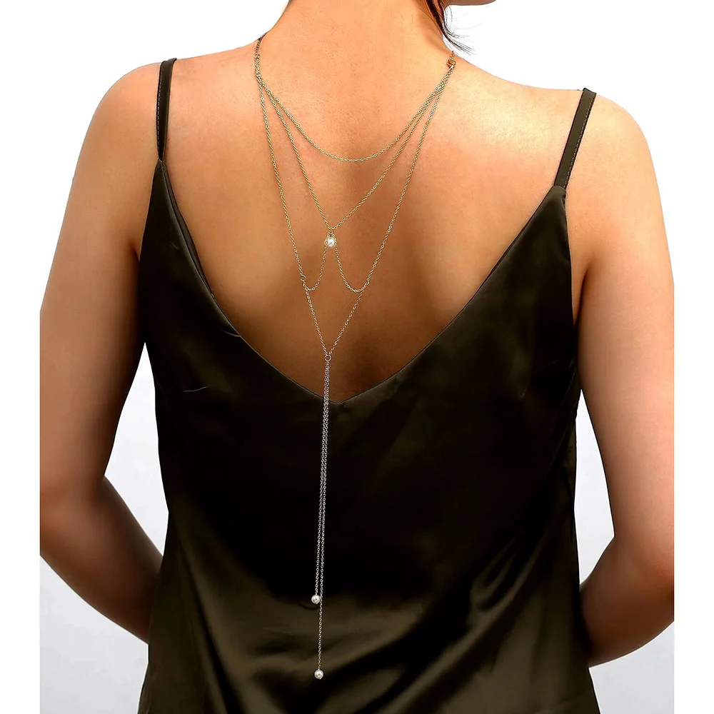 BRAVEKISS Pearl Pendant Necklace Tassel Back Chain Necklace Fashion Jewelry Accessories for Women Boho Daily/Party New BPN1268
BRAVEKISS Pearl Pendant Necklace Tassel Back Chain Necklace Fashion Jewelry Accessories for Women Boho Daily/Party New BPN1268