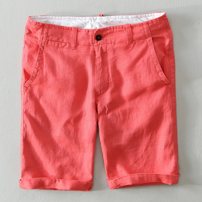 Summer New Pure Linen Shorts for Men Oversize Breathable Vintage Button Fly Casual Comfortable Shorts 1921
Summer New Pure Linen Shorts for Men Oversize Breathable Vintage Button Fly Casual Comfortable Shorts 1921