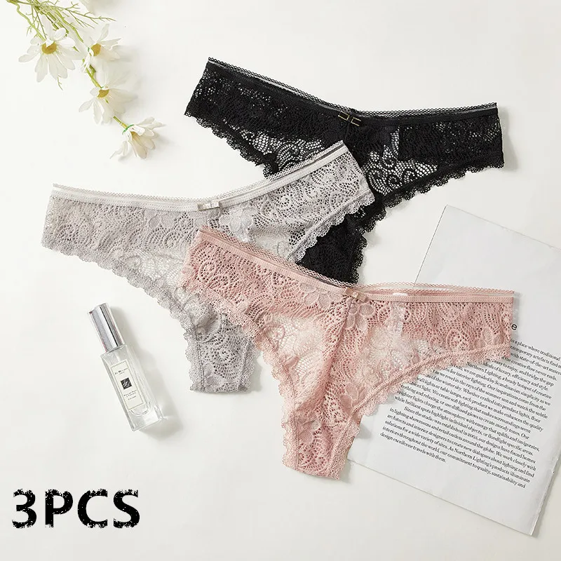 3pcs Woman Panties Sexy Lace Underwear For Women Lingerie Lady Lace T-back Female Thongs Wholesale Sexy Underpants For Women
3pcs Woman Panties Sexy Lace Underwear For Women Lingerie Lady Lace T-back Female Thongs Wholesale Sexy Underpants For Women