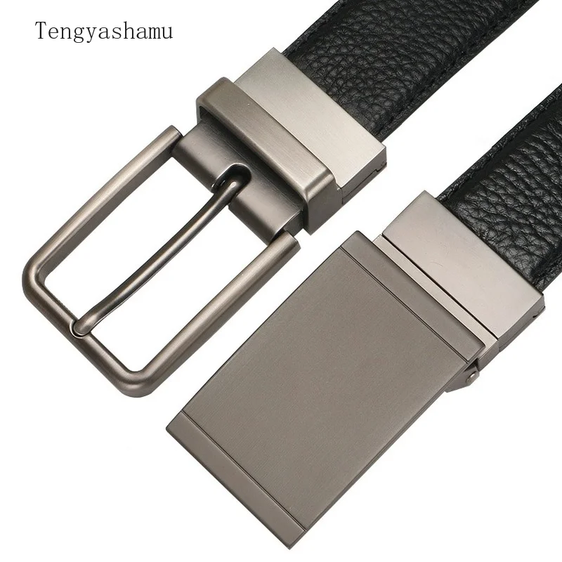 Belts For Men New Fashion High Quality Genuine Leather Luxury Designer Waist Strap Male Pin Buckle Ceinture Homme Belt for Jeans
Belts For Men New Fashion High Quality Genuine Leather Luxury Designer Waist Strap Male Pin Buckle Ceinture Homme Belt for Jeans