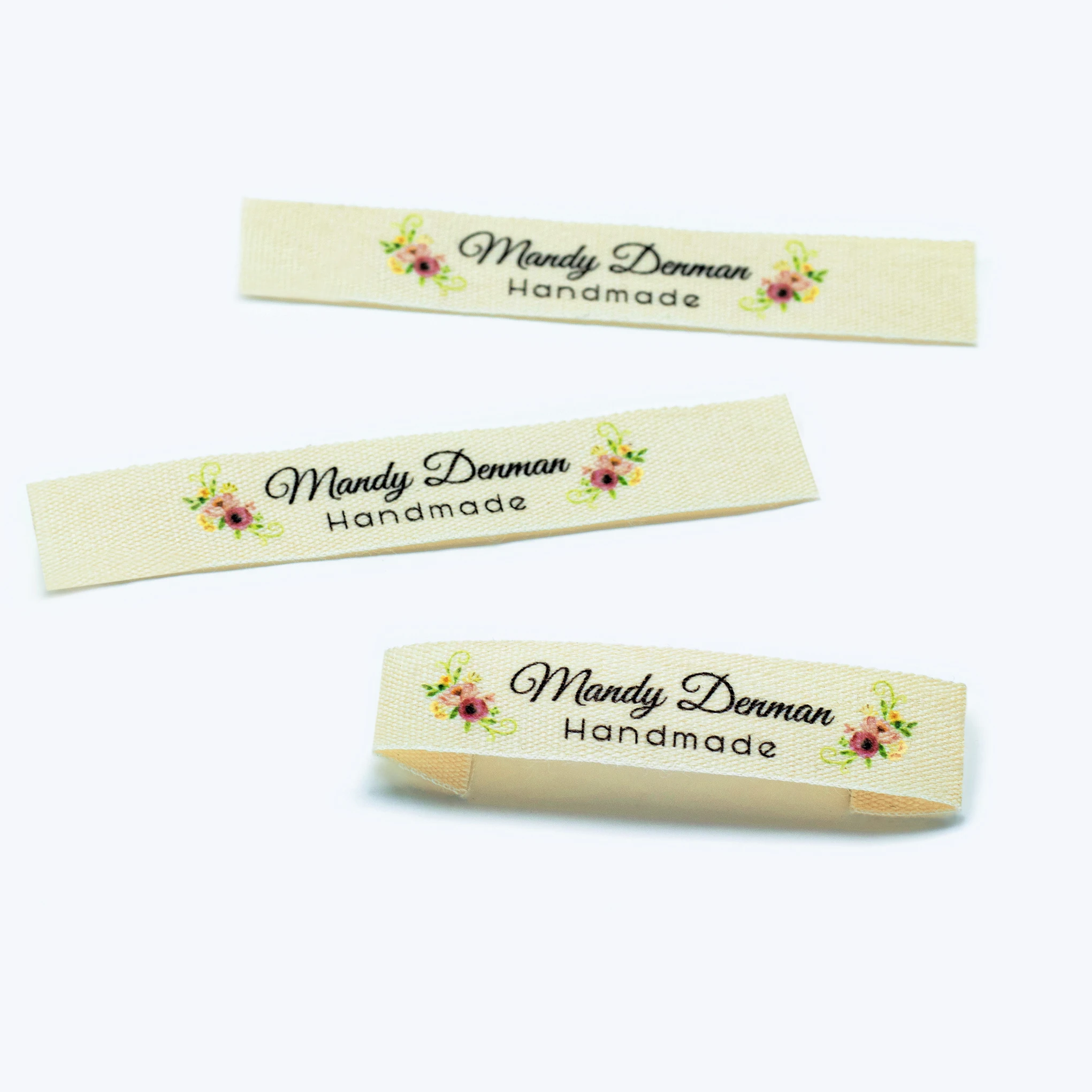 Custom sewing labels, Brand labels, Flowers, Cotton ribbon labels, Handmade labels (FR012)
Custom sewing labels, Brand labels, Flowers, Cotton ribbon labels, Handmade labels (FR012)