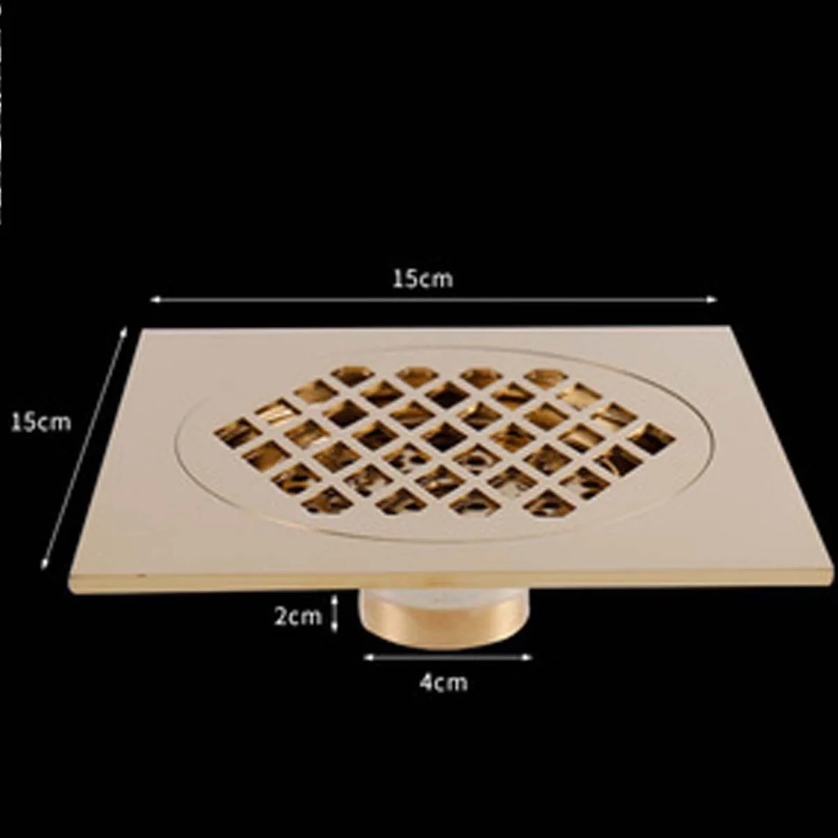 Dofaso Antique 15CM Gold Drain Cooper Bathroom Shower Drainage Square 15*15 Floor Strainer Cover Sink Grate Waste Filtration
Dofaso Antique 15CM Gold Drain Cooper Bathroom Shower Drainage Square 15*15 Floor Strainer Cover Sink Grate Waste Filtration