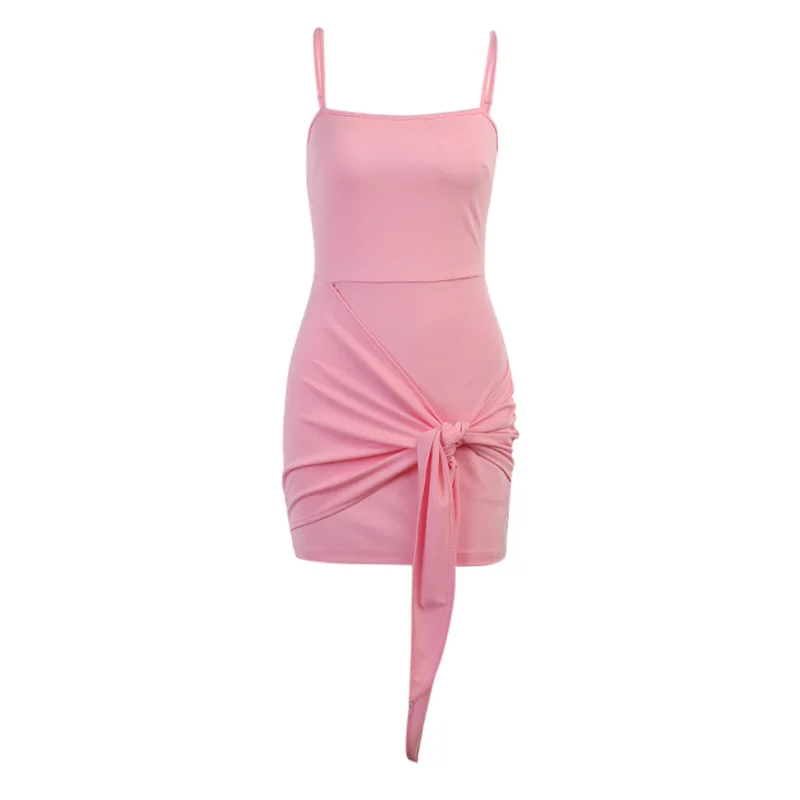 Bodycon Dress Camisole Slash Neck Self Cultivation Backless Sexy Frenulum Summer Dresses For Women 2021
Bodycon Dress Camisole Slash Neck Self Cultivation Backless Sexy Frenulum Summer Dresses For Women 2021