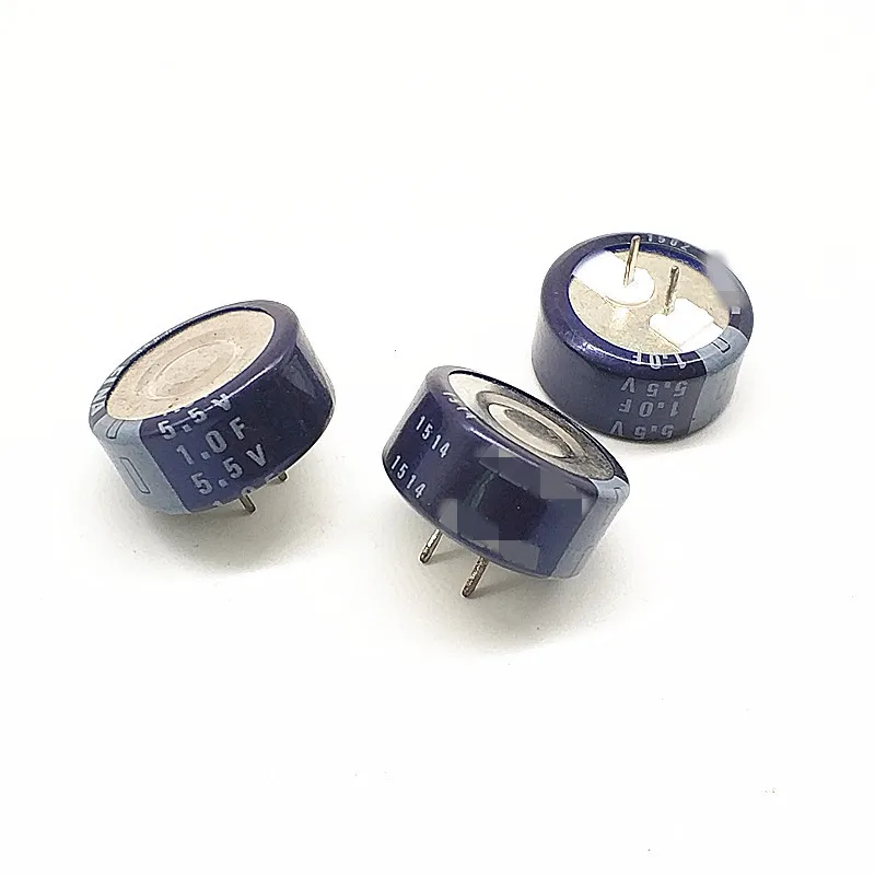 2pcs DB-5R5D105-T 5 V 1.0F Type C источник питания для хранения энергии 5.5V1F кнопочный