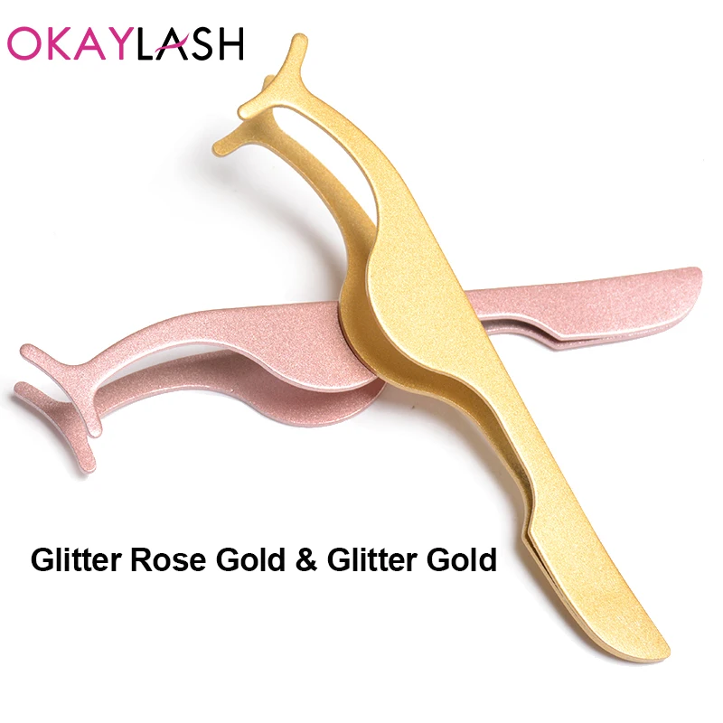 OKAYLASH 1pcs False Eyelashes Extension Curler Fake Eyelash Tweezers Applicator Clip Make Up Tool
OKAYLASH 1pcs False Eyelashes Extension Curler Fake Eyelash Tweezers Applicator Clip Make Up Tool