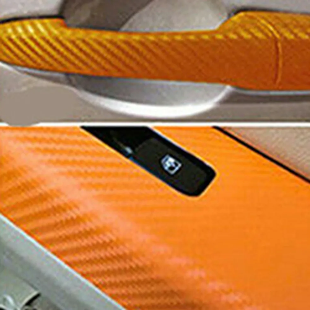 Orange Car Sticker Vinyl Wrap Sticker 50x12Inch Accessories Carbon Fiber Interior Panel
Orange Car Sticker Vinyl Wrap Sticker 50x12Inch Accessories Carbon Fiber Interior Panel