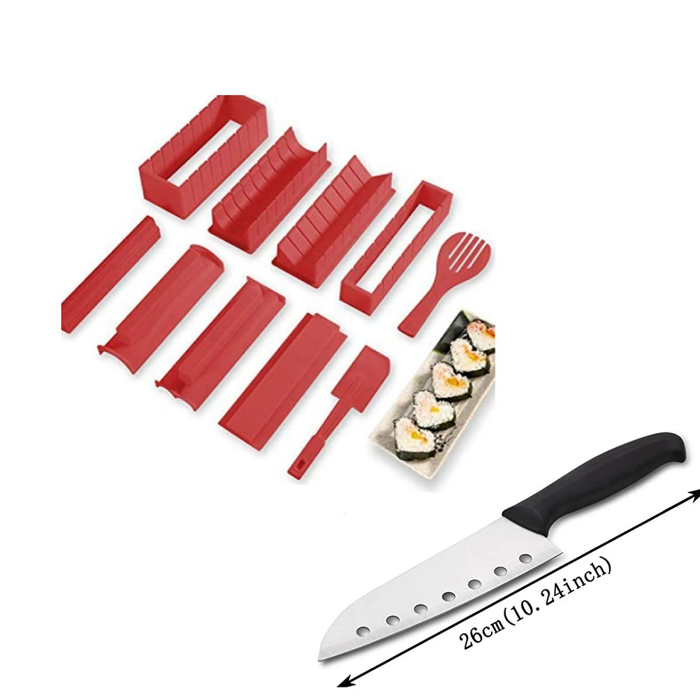 11Pcs/Set Kitchen Tools DIY Sushi Making Kit Roll Sushi Maker Rice Roll Mold Kitchen Sushi Tools Japanese Sushi Cooking Tools
11Pcs/Set Kitchen Tools DIY Sushi Making Kit Roll Sushi Maker Rice Roll Mold Kitchen Sushi Tools Japanese Sushi Cooking Tools