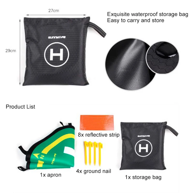 Applicable AIR 2S / DJI FPV / Mini2 / Xiaoyin 4 Still 50cm Folding Drone Parking Lotion
Applicable AIR 2S / DJI FPV / Mini2 / Xiaoyin 4 Still 50cm Folding Drone Parking Lotion