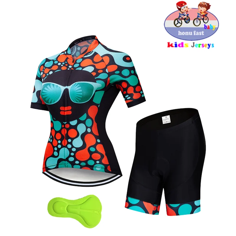 2021 New High Quality Girl Kids Cycling Clothing Summer Girls Short Sleeve Jersey Set Biking Clothes MTB Children's Cycling Wear
2021 New High Quality Girl Kids Cycling Clothing Summer Girls Short Sleeve Jersey Set Biking Clothes MTB Children's Cycling Wear