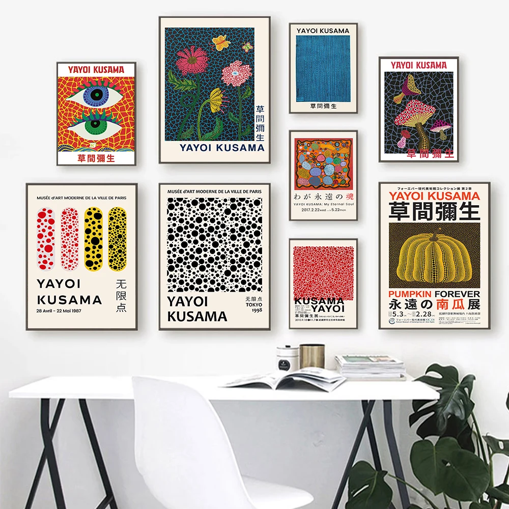 Yayoi Kusama Pumpkin Eyes Abstract Nordic Posters And Prints Wall Art Canvas Painting Wall Pictures For Living Room Home Decor
Yayoi Kusama Pumpkin Eyes Abstract Nordic Posters And Prints Wall Art Canvas Painting Wall Pictures For Living Room Home Decor