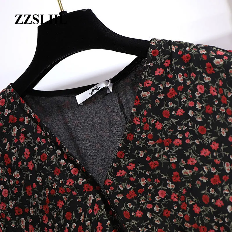 New 2020 summer plus size dress for women large loose casual short sleeve floral print V neck chiffon dresses 4XL 5XL 6XL 7XL
New 2020 summer plus size dress for women large loose casual short sleeve floral print V neck chiffon dresses 4XL 5XL 6XL 7XL