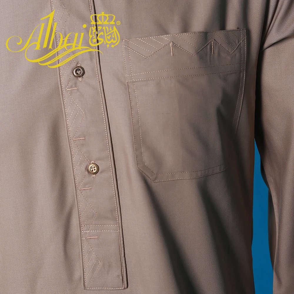Islamic Clothing Muslim Kaftan Long Sleeve Dishdasha Robe Men Gown With Button Dubai Abaya Middle East Men Clothes Fashion
Islamic Clothing Muslim Kaftan Long Sleeve Dishdasha Robe Men Gown With Button Dubai Abaya Middle East Men Clothes Fashion