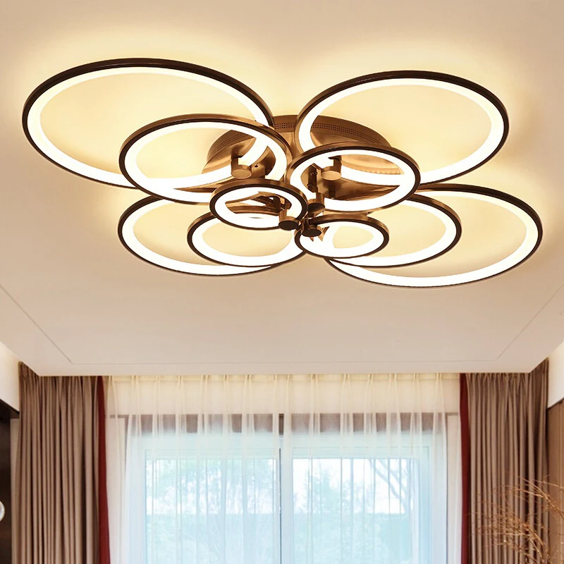 2020 New Dimmable led Ceiling lamp for living room 4/6/8/10 rings suspension ceiling light dining room bedroom lighting fixture
2020 New Dimmable led Ceiling lamp for living room 4/6/8/10 rings suspension ceiling light dining room bedroom lighting fixture
