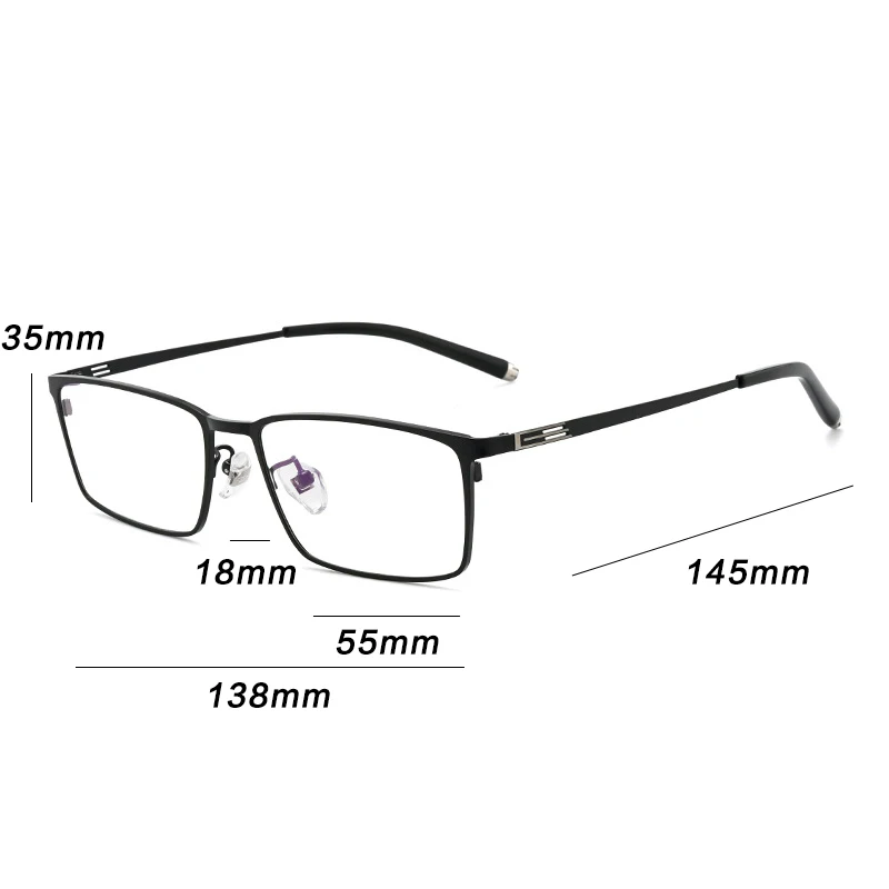 Luxury Pure Titanium Eyeglass Frame Men Small Square Myopia Optical Prescription Glasses Frame Male 2021 New Brand Eyewear
Luxury Pure Titanium Eyeglass Frame Men Small Square Myopia Optical Prescription Glasses Frame Male 2021 New Brand Eyewear