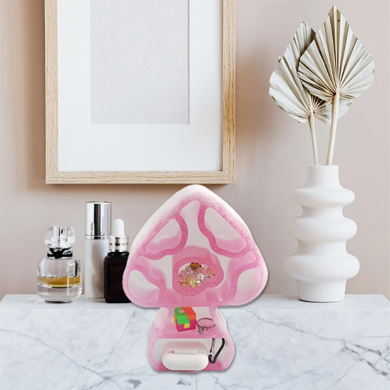 A0NF Mushroom Shaped Storage Shelf Epoxy Resin Mold Display Stand Silicone Mould DIY Crafts Jewelry Organizer Trinket Holder
A0NF Mushroom Shaped Storage Shelf Epoxy Resin Mold Display Stand Silicone Mould DIY Crafts Jewelry Organizer Trinket Holder