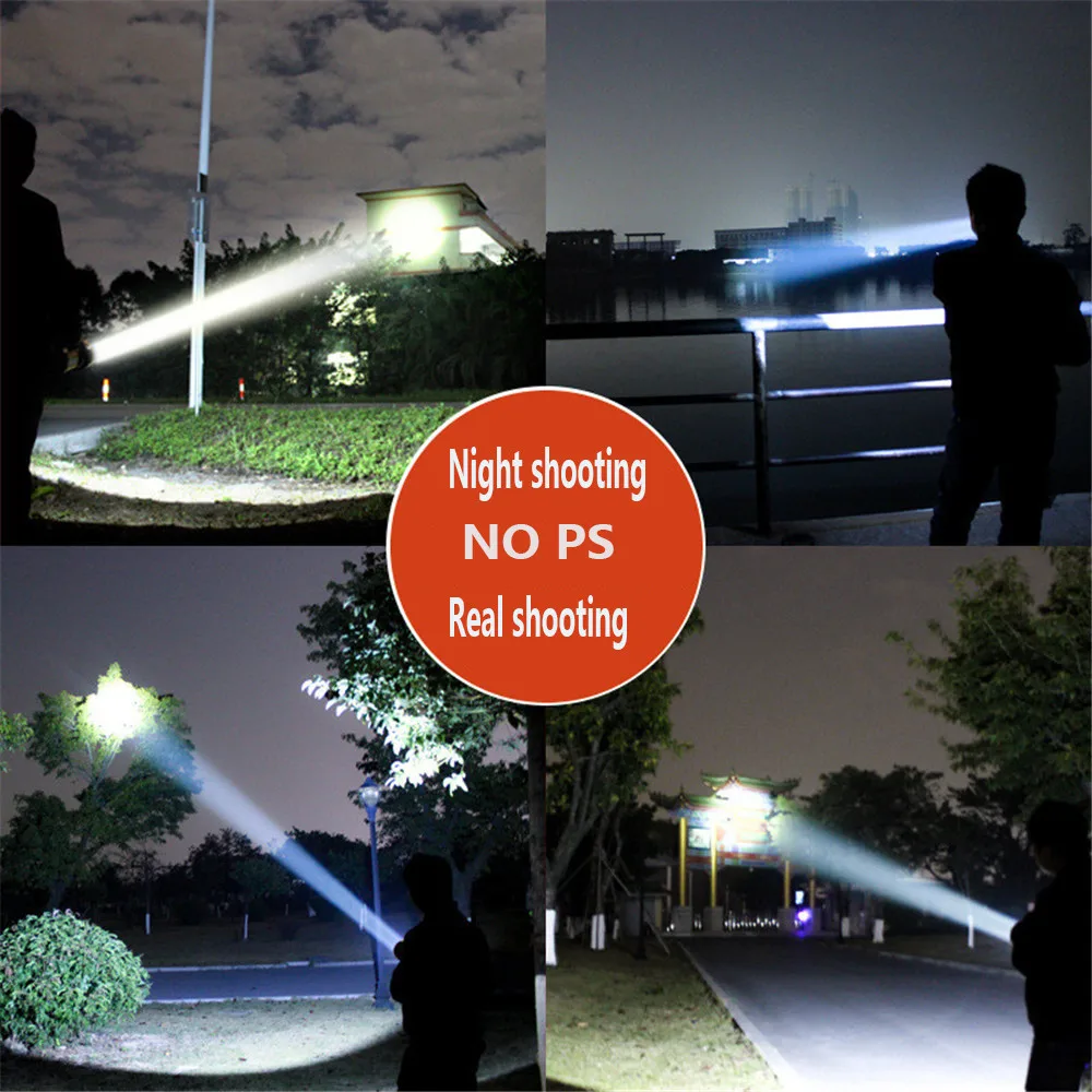 160W Powerful Bright USB Rechargeable Waterproof Torch Portable Searchlight Long Range Spotlight Flashlight Camping
160W Powerful Bright USB Rechargeable Waterproof Torch Portable Searchlight Long Range Spotlight Flashlight Camping