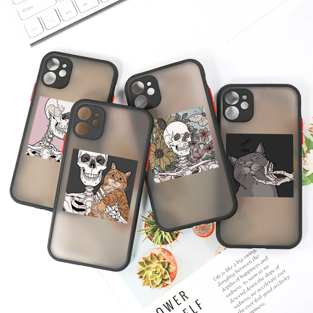 Funda For iPhone 11 Case iPhone 13 Pro Max Case Shockproof Funda iPhone 12 Pro 13 Mini XR XS 6S 8 7 Plus SE 2020 Skull PC Covers
Funda For iPhone 11 Case iPhone 13 Pro Max Case Shockproof Funda iPhone 12 Pro 13 Mini XR XS 6S 8 7 Plus SE 2020 Skull PC Covers
