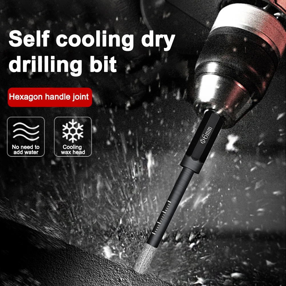 4pcs Vaccum Brazed Diamond Cutter Practical Durable Drill Bit Set For Marble Granite 6mm 8mm 10mm 12mm Hex Handle Hole Saw Dry
4pcs Vaccum Brazed Diamond Cutter Practical Durable Drill Bit Set For Marble Granite 6mm 8mm 10mm 12mm Hex Handle Hole Saw Dry