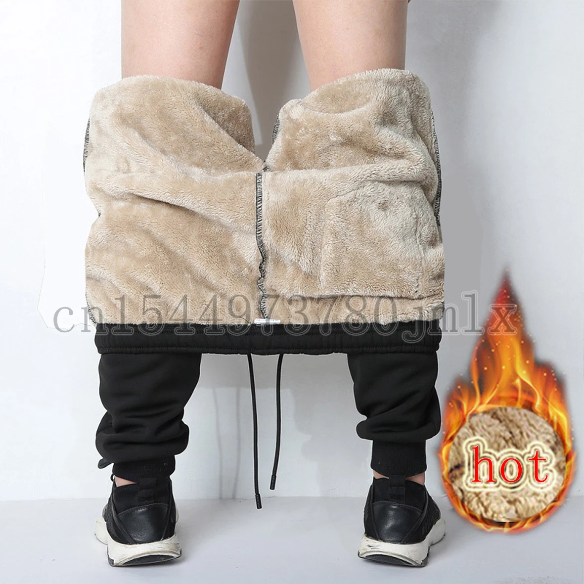 Men's Thick Sports Pants Fleece Lining, Lamb Wool For Warmth, Thick Streetwear, Outdoor Winter Casual Pants M-5XL
Men's Thick Sports Pants Fleece Lining, Lamb Wool For Warmth, Thick Streetwear, Outdoor Winter Casual Pants M-5XL
