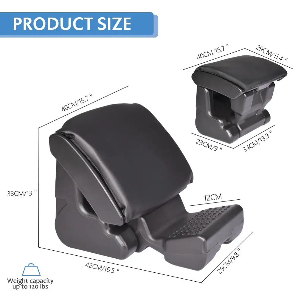 Ergonomic Footrest Foldable Ottomans Angle 3 Functional Modes Max 120Lbs Load for Office Under Desk Car Height Adjustable Stool
Ergonomic Footrest Foldable Ottomans Angle 3 Functional Modes Max 120Lbs Load for Office Under Desk Car Height Adjustable Stool