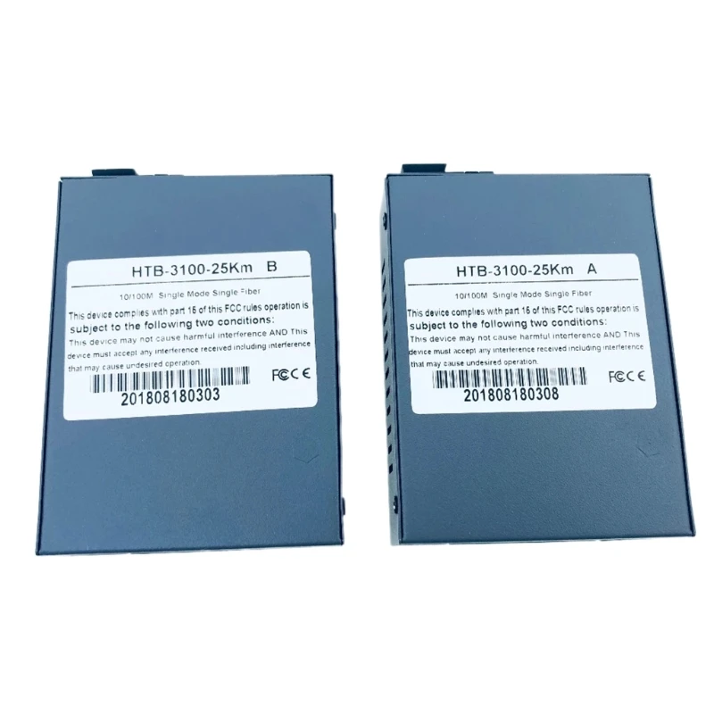 25km 10/100m Single Mode Single Fiber 1 Pair Ethernet Fiber Single Mode Media Converter Port Optical Transceiver
25km 10/100m Single Mode Single Fiber 1 Pair Ethernet Fiber Single Mode Media Converter Port Optical Transceiver