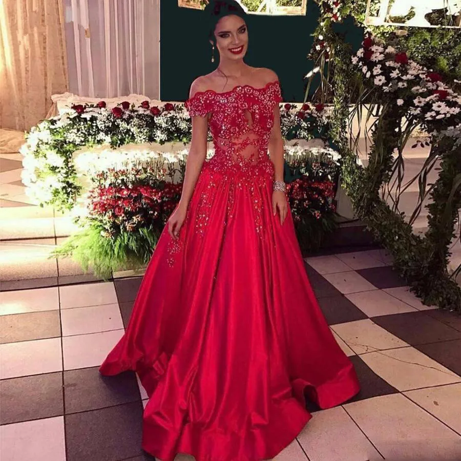 Лидер продаж красное платье трапециевидной формы для выпускного вечера 2020 Vestidos