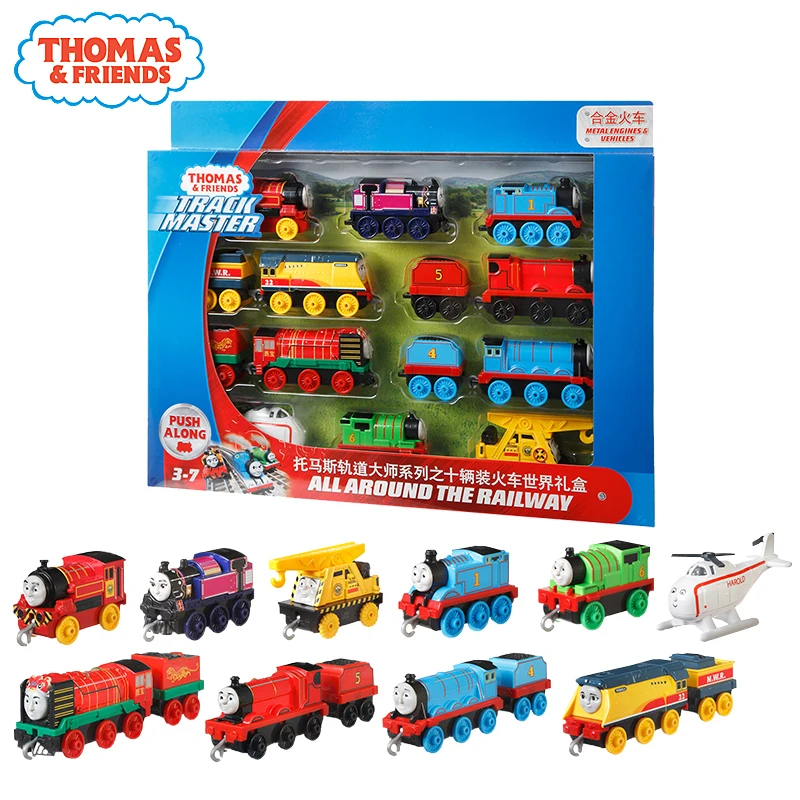 Original Thomas and Friends Train Toys for Boys Electric Tain Trackmaster 10pcs Model Train Set Kids Toys for Children Birthday
Original Thomas and Friends Train Toys for Boys Electric Tain Trackmaster 10pcs Model Train Set Kids Toys for Children Birthday