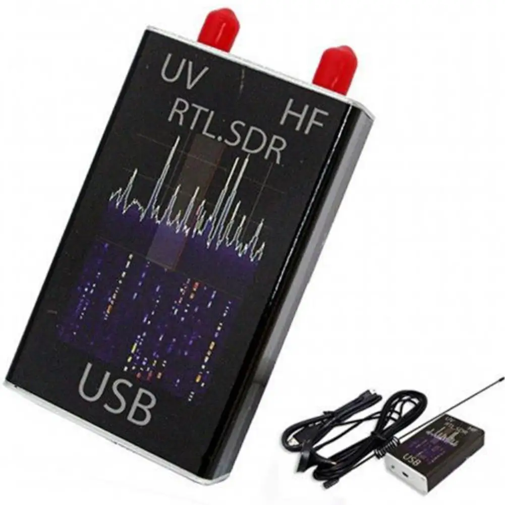 100KHz 1 7 GHz полный диапазон UV HF RTL SDR USB тюнер приемник/R820T + 8232 Ham радио|Измерители