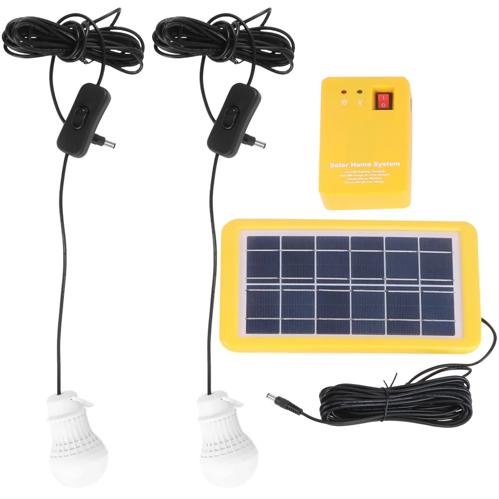Outdoor Portable Solar Home System Kit DC Solar Panel Power Generator LED Light Bulbs Solar Camping Lighting System with USB Cha
Outdoor Portable Solar Home System Kit DC Solar Panel Power Generator LED Light Bulbs Solar Camping Lighting System with USB Cha
