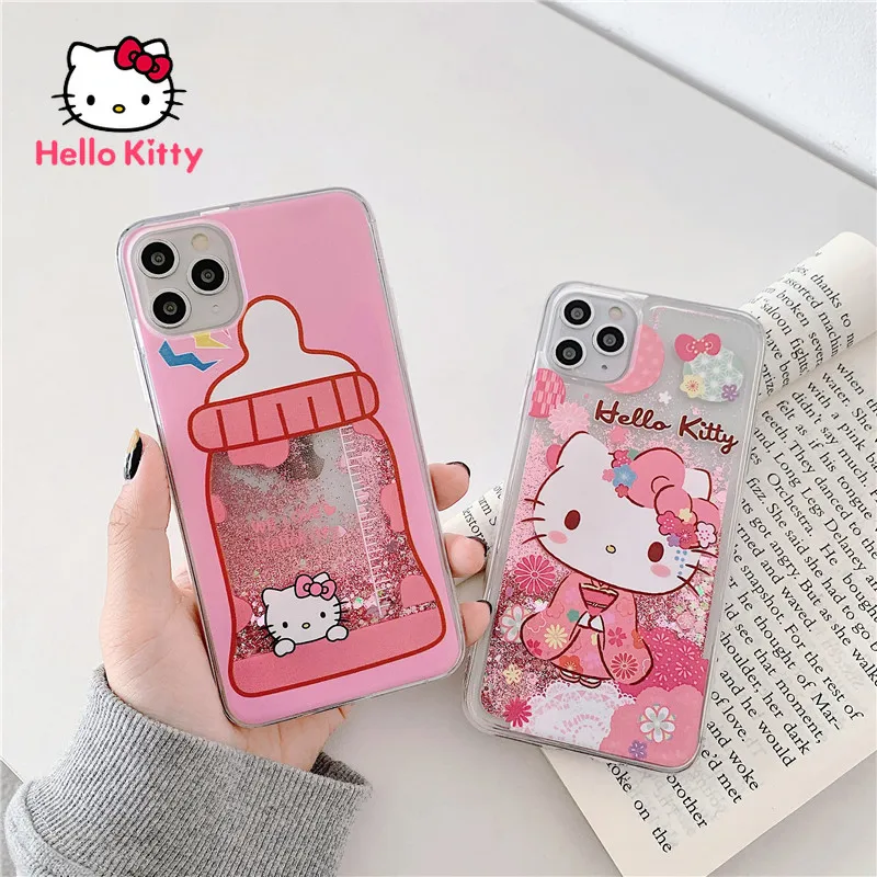 Чехол Hello Kitty для IPhone 7/8P/X/XR/XS/XSMAX/11/12Pro/12mini 2021, новый мультяшный чехол для телефона с зыбучим песком, милый
Чехол Hello Kitty для IPhone 7/8P/X/XR/XS/XSMAX/11/12Pro/12mini 2021, новый мультяшный чехол для телефона с зыбучим песком, милый