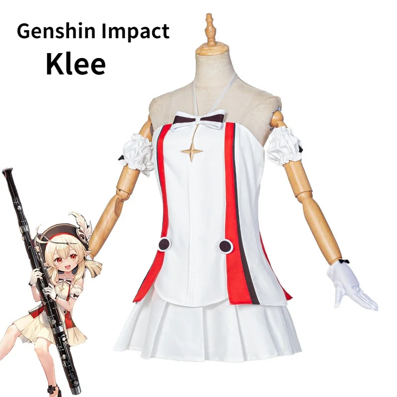 Anime Game Genshin Impact Klee Cosplay Costume Klee Cosplay Costume Women Costume Cute Girl Halloween Dress Glove Hat Full Set
Anime Game Genshin Impact Klee Cosplay Costume Klee Cosplay Costume Women Costume Cute Girl Halloween Dress Glove Hat Full Set